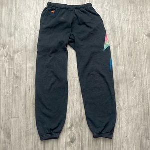 Aviator Nation Lighting Bolt Sweatpants Size Small